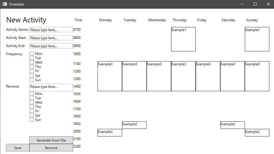 A Timetabling Software